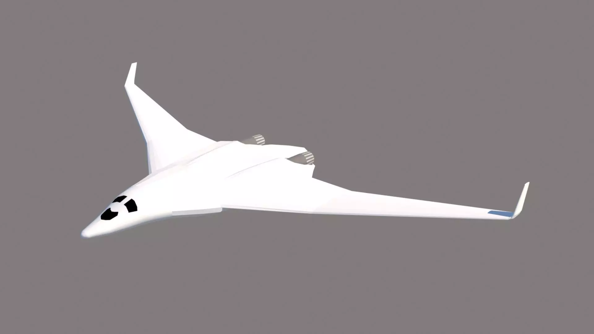 PAK DA Bomber Low-poly 3D model_0