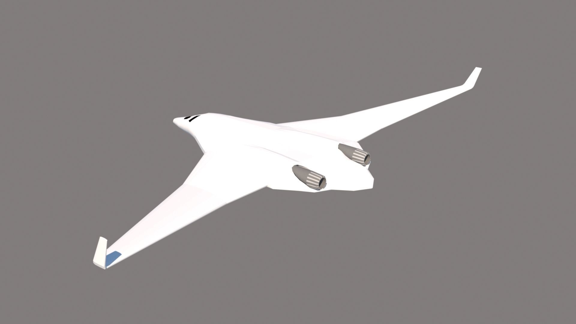 PAK DA Bomber Low-poly 3D model_1