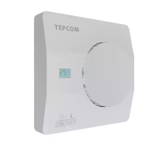 Thermostat tepcom on wall Free low-poly 3D model