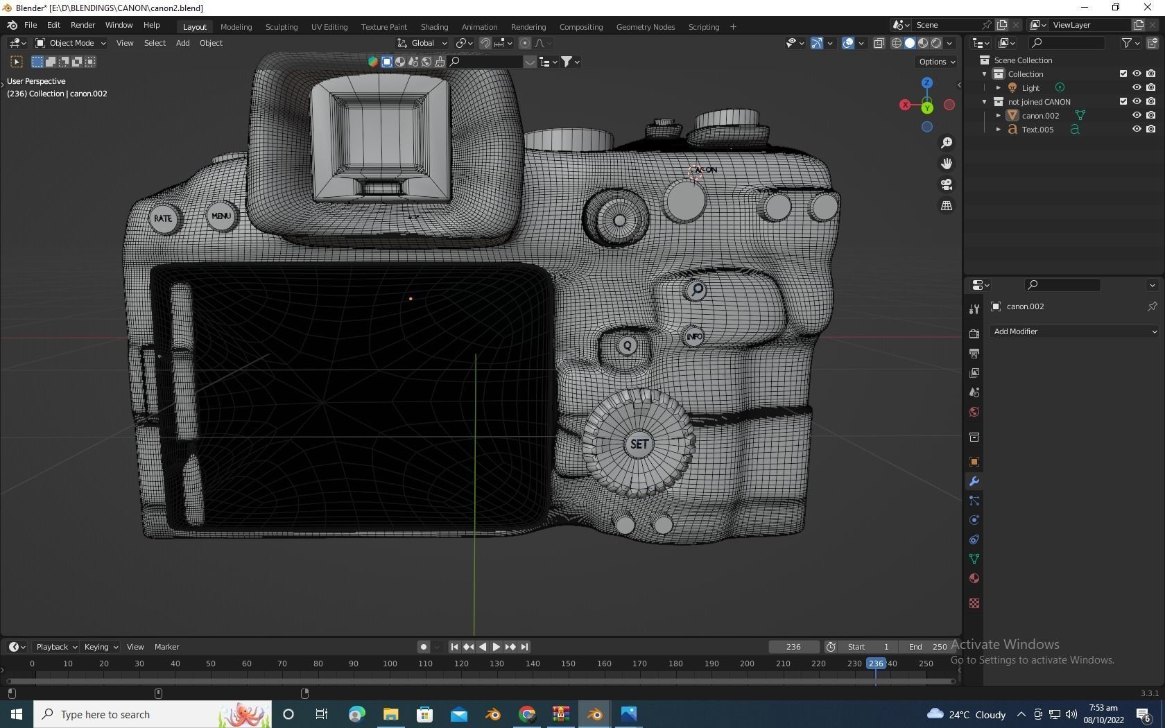 CANON EOS R6 3D model_8