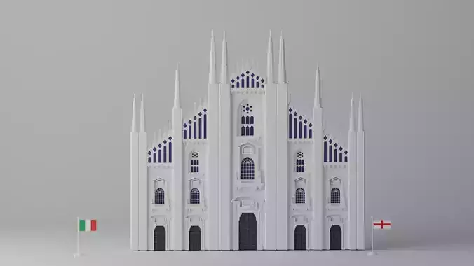 Milan Cathedral Duomo di Milano Facade