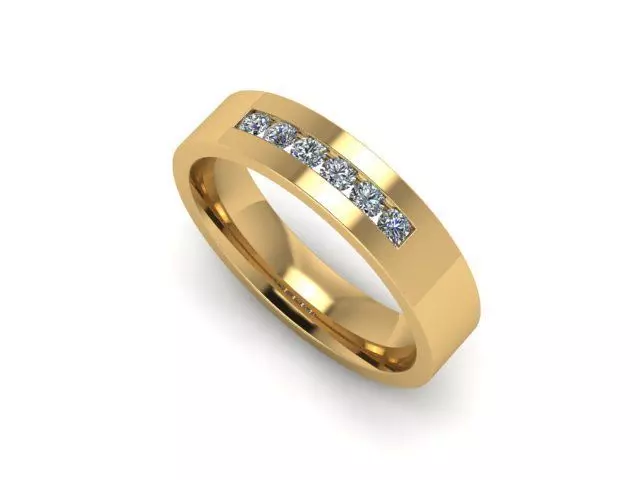 Rings Wedding  3D print model_0