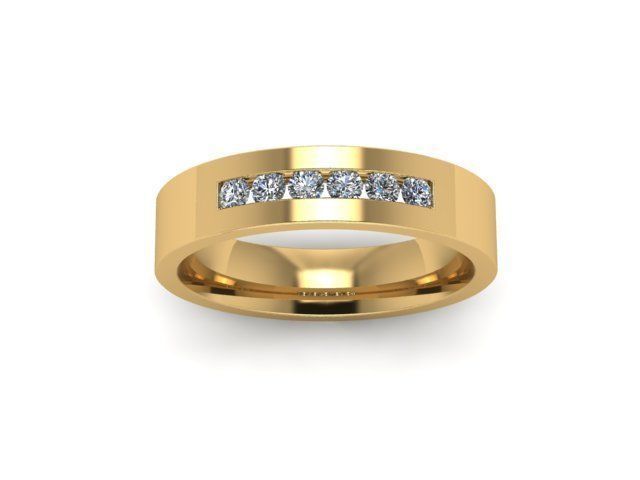 Rings Wedding  3D print model_1