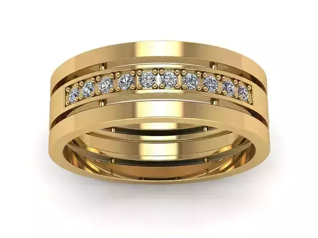 Rings Wedding   3D print model