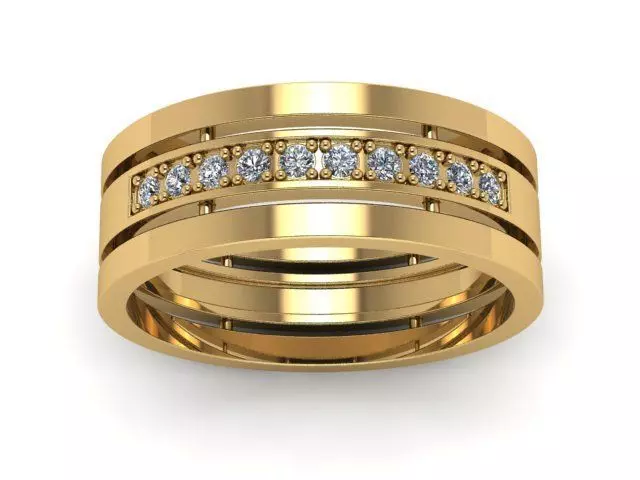 Rings Wedding   3D print model_0