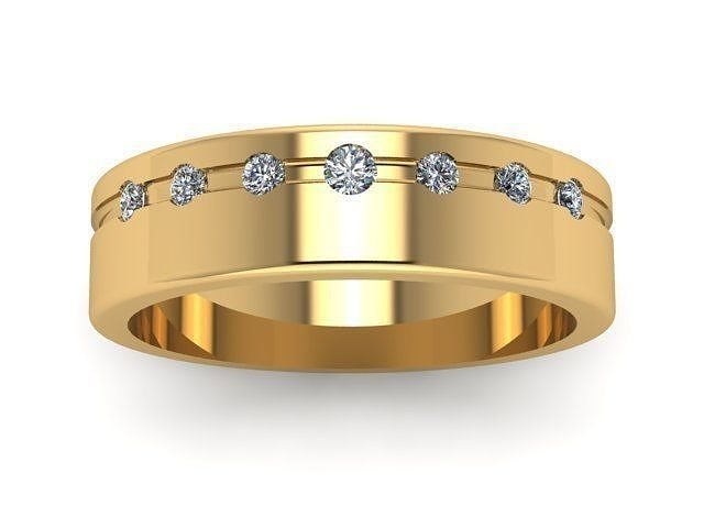 Rings Wedding 3D print model