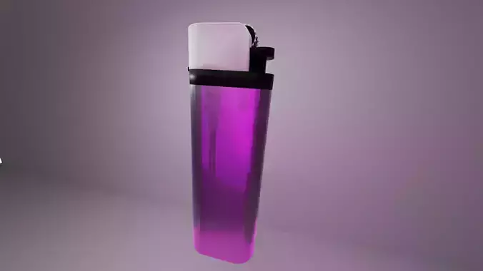 Low Poly Transparent Lighter