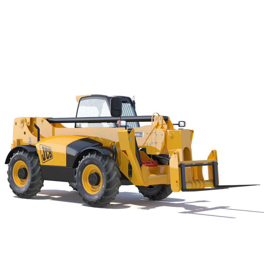Telehandler JCB 540 3D model_4