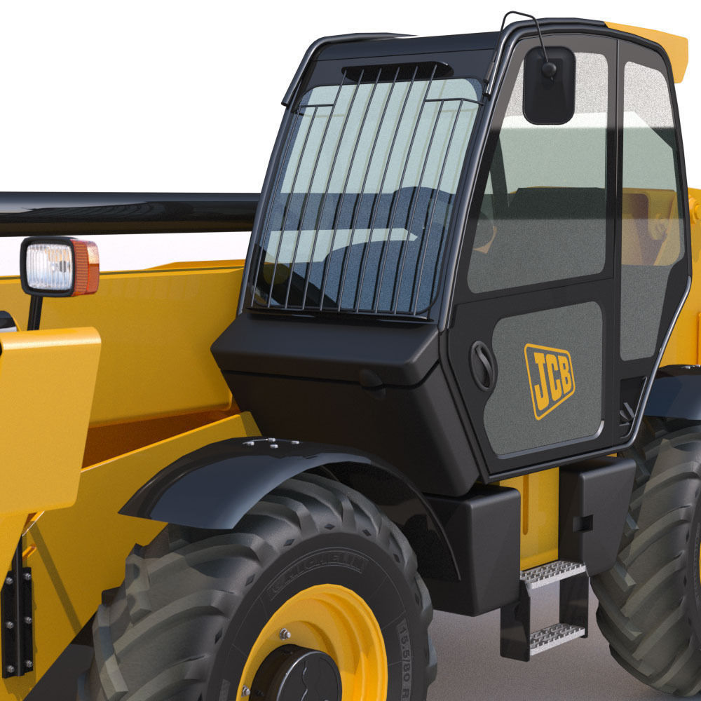 Telehandler JCB 540 3D model_11