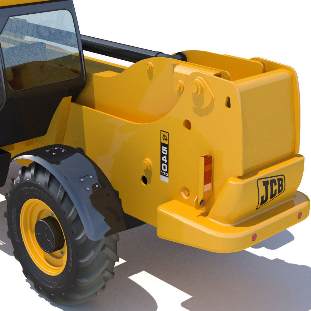 Telehandler JCB 540 3D model_13
