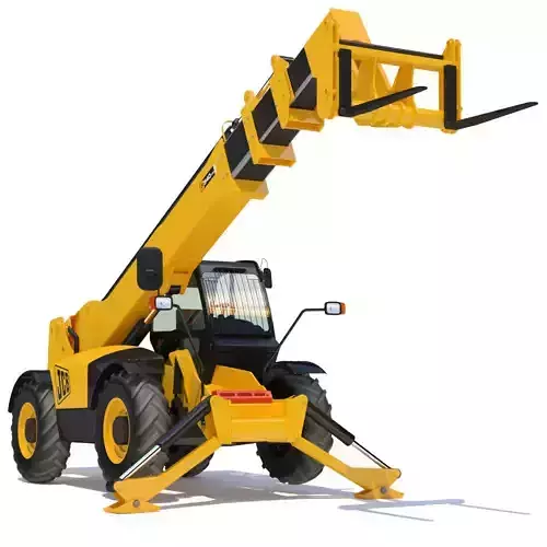 Telehandler JCB 540 3D model