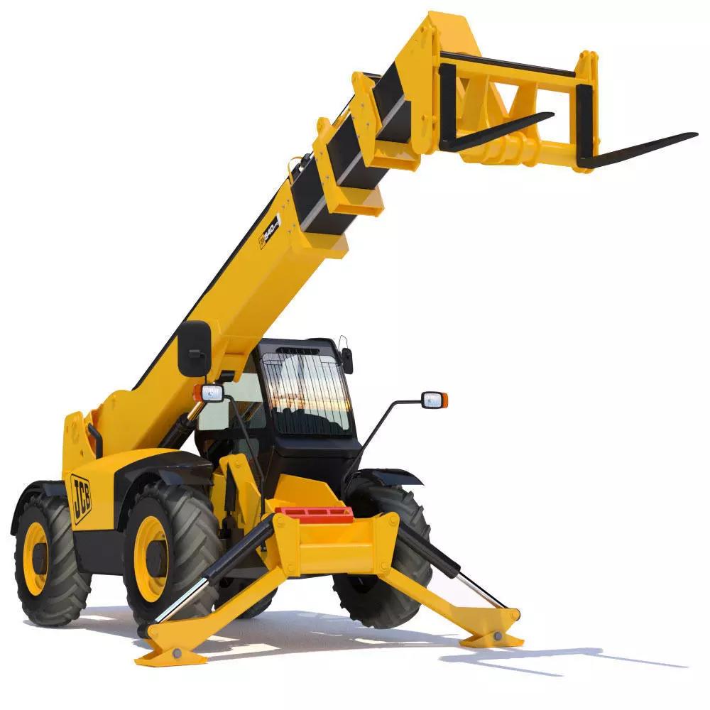 Telehandler JCB 540 3D model_0