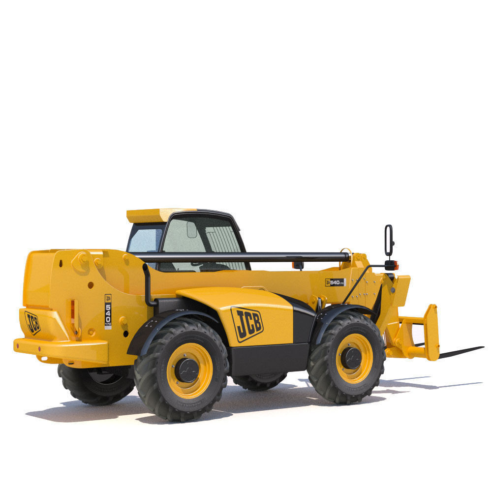 Telehandler JCB 540 3D model_5
