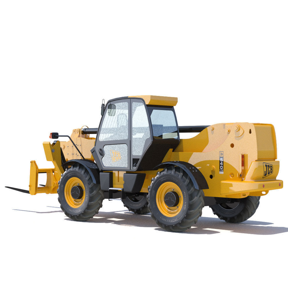 Telehandler JCB 540 3D model_6