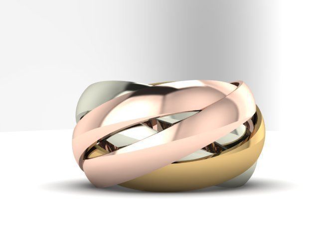 Ring Tiffany   3D print model_2