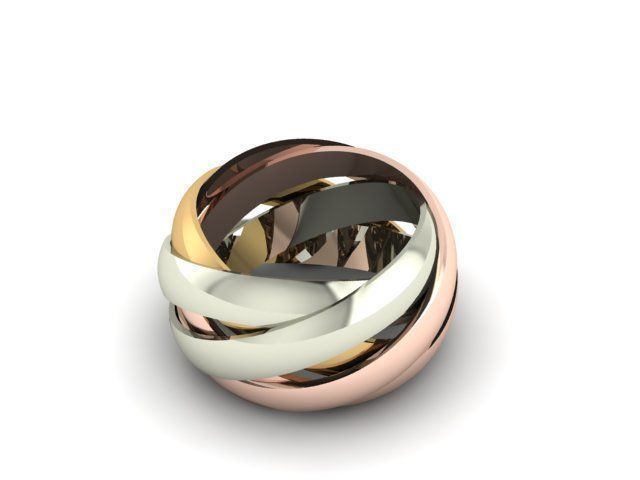 Ring Tiffany   3D print model_1