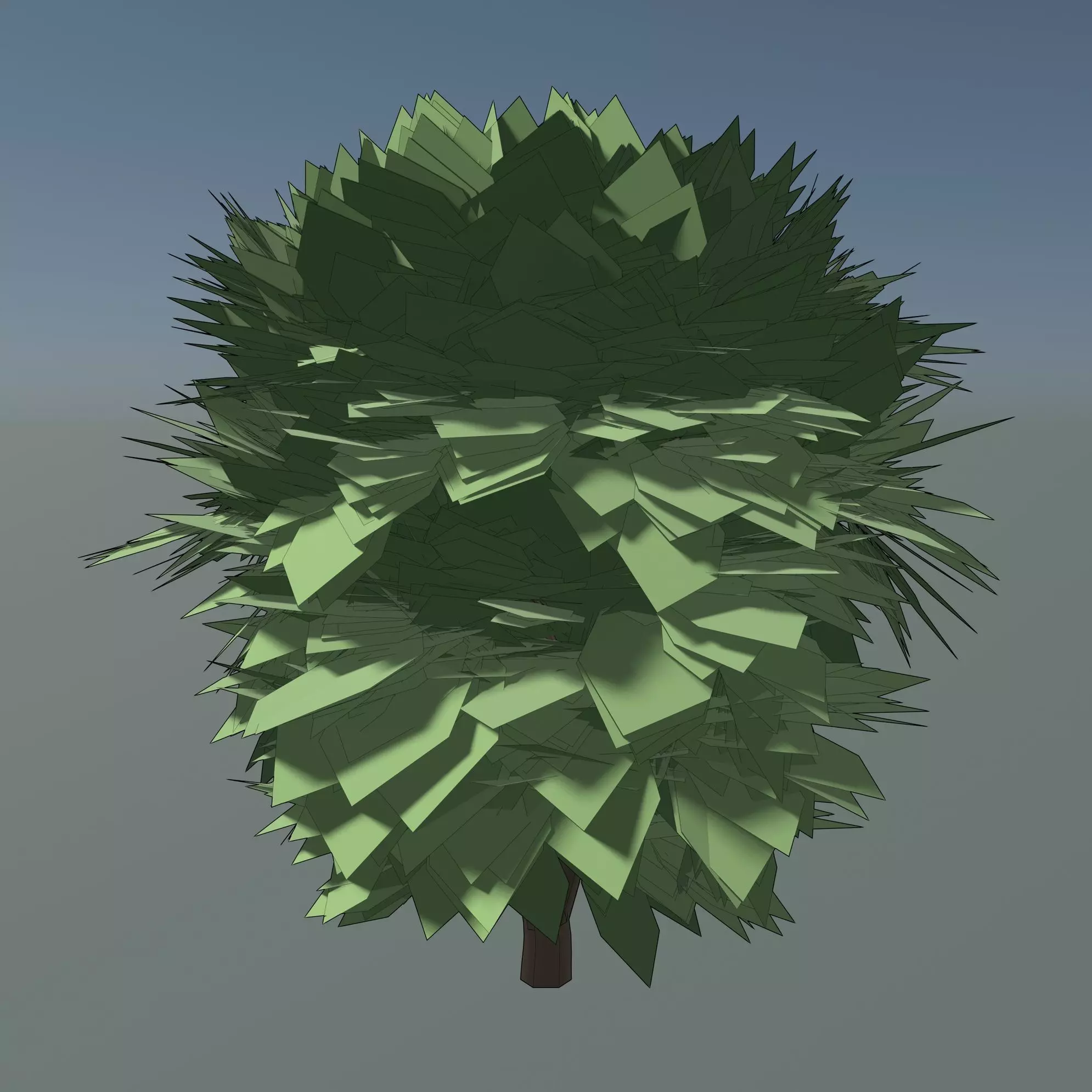 Simple tree 24L05 3D model_0