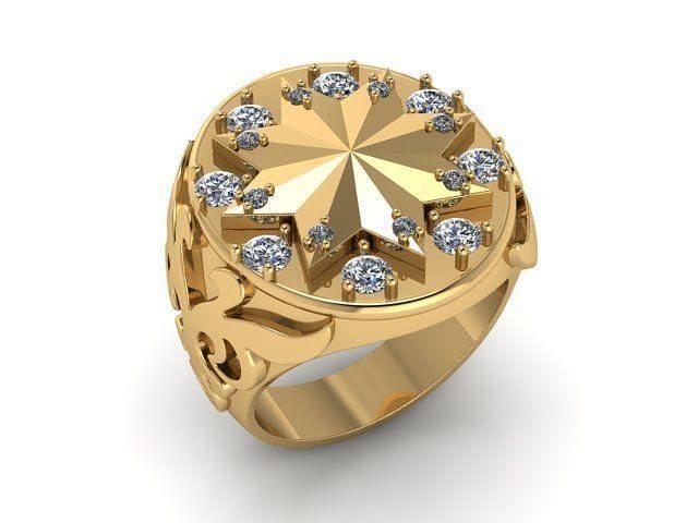 Ring Star 3D print model