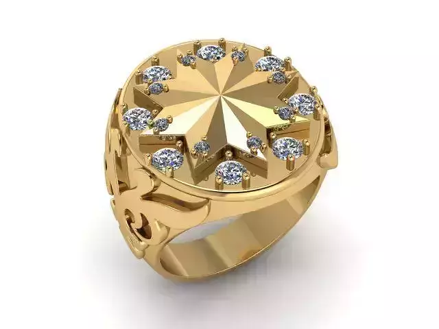 Ring Star 3D print model