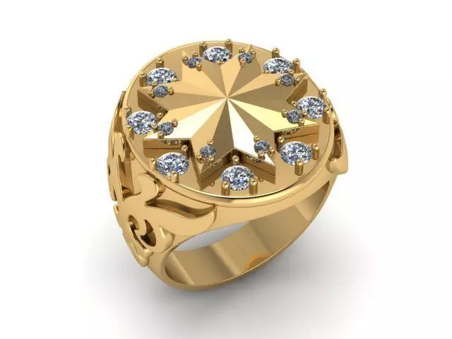 Ring Star 3D print model_0