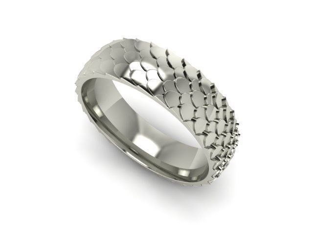 Ring Snake Scales 3D print model_1