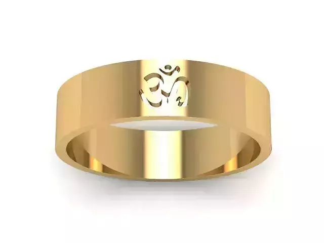 Ring Sign Om 3D print model