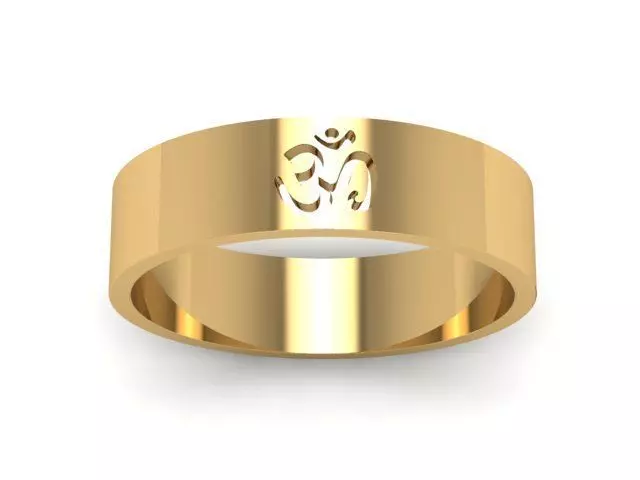 Ring Sign Om 3D print model_0