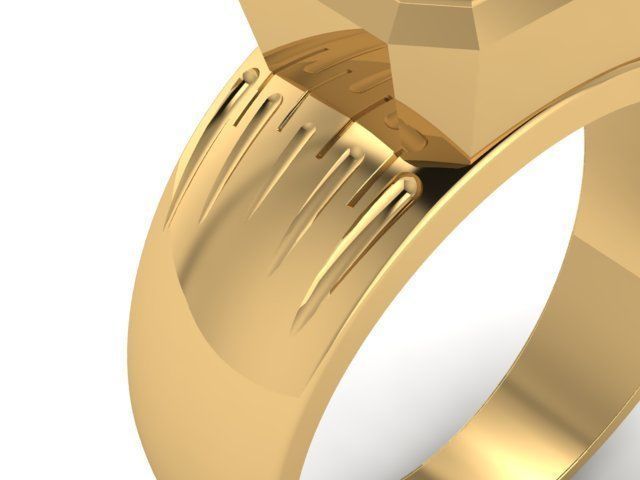 Ring Pushkin 3D print model_3