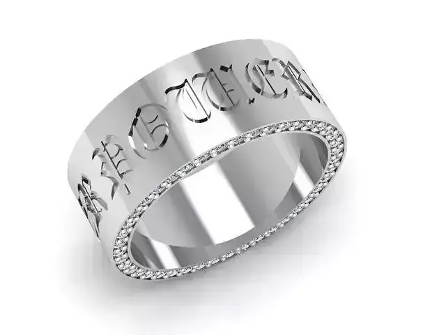 Ring Power Diamond 3D print model