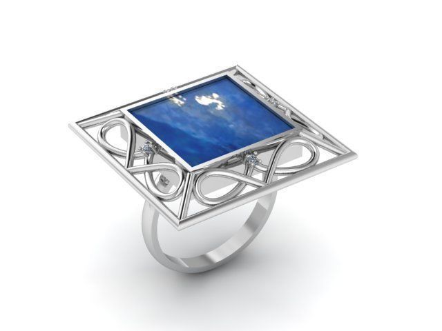 Ring Pattern 3D print model_2