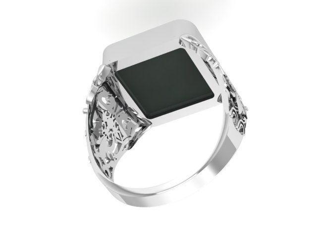 Ring Ornament 3D print model_3