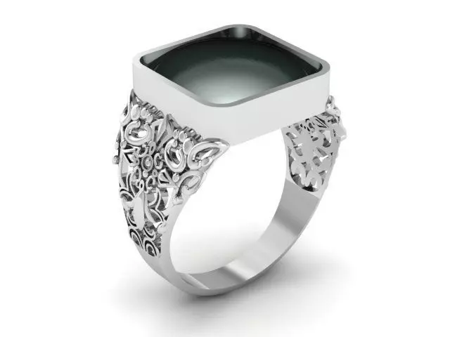 Ring Ornament 3D print model_0