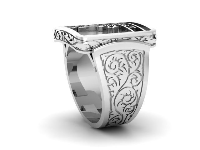 Ring Man Ornament 3D print model_1