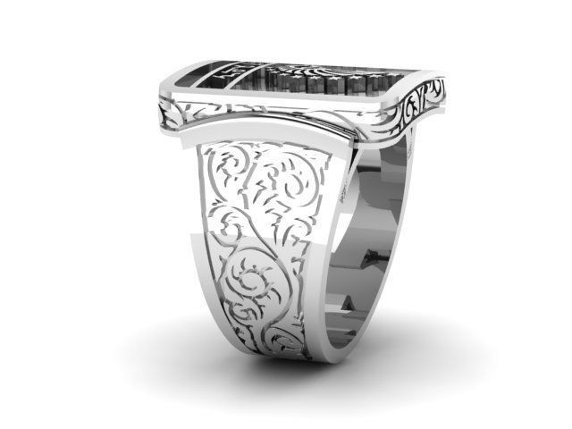 Ring Man Ornament 3D print model_3