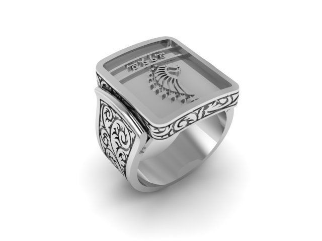 Ring Man Ornament 3D print model_2