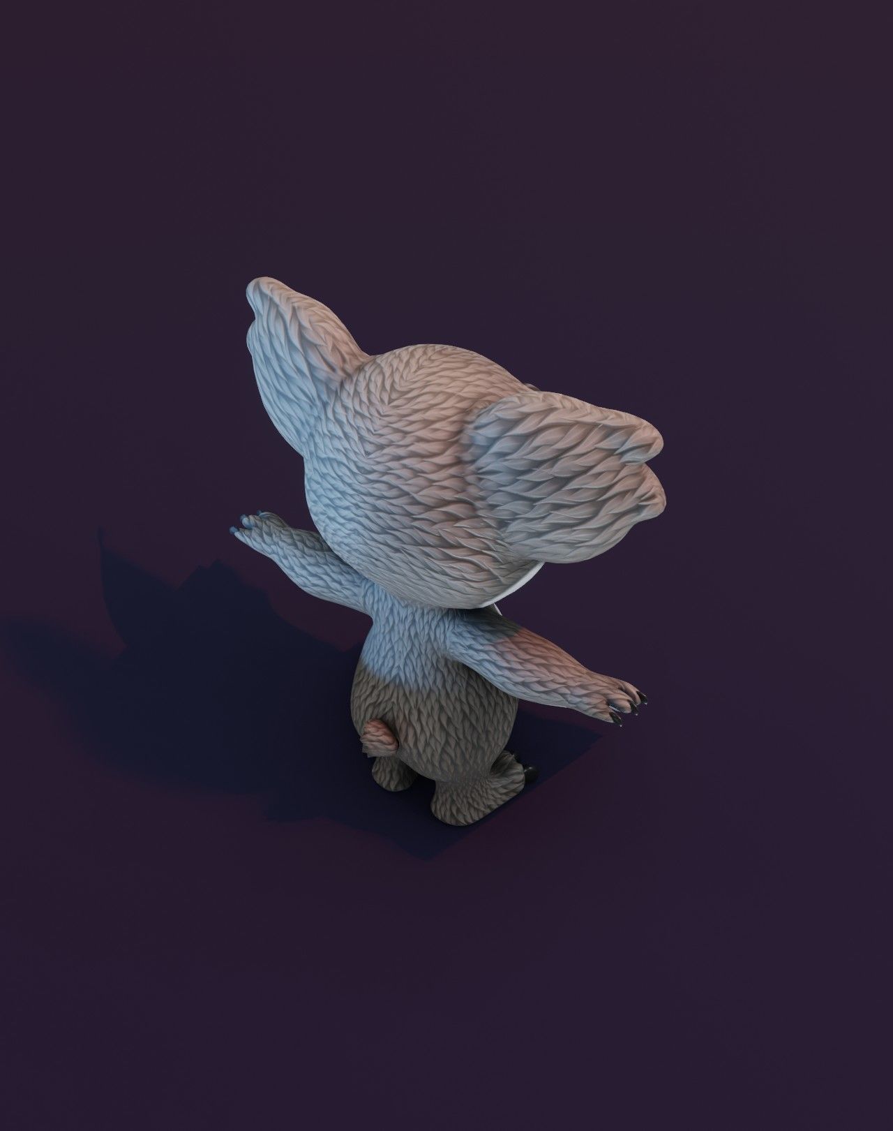 Cartoon Koala Rigged 3D Model Low-poly 3D model_7