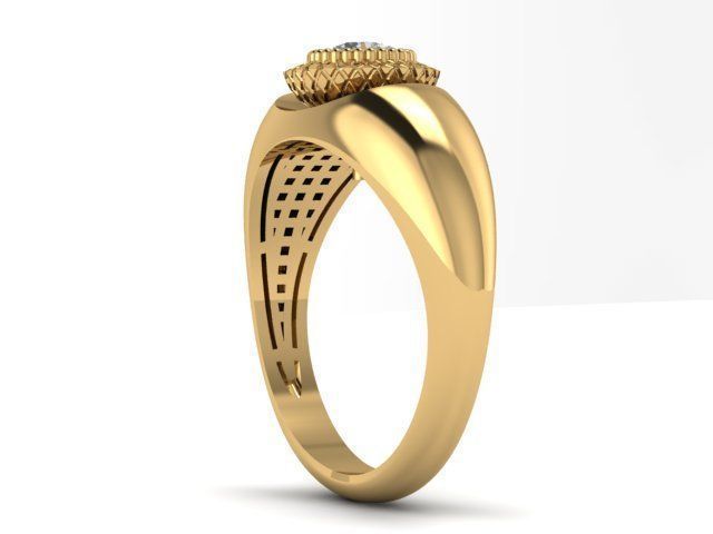 Ring Grid 3D print model_2