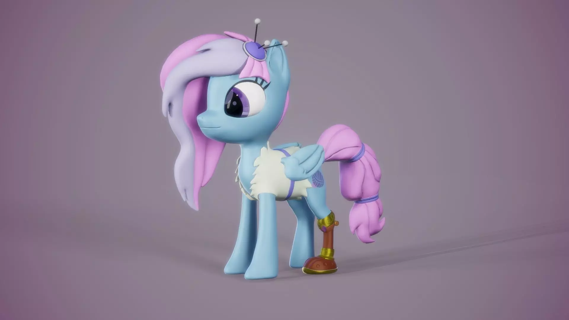 Unicorn my little pony 3D model_0