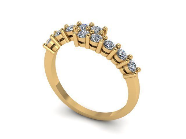 Ring Diamond  3D print model_1