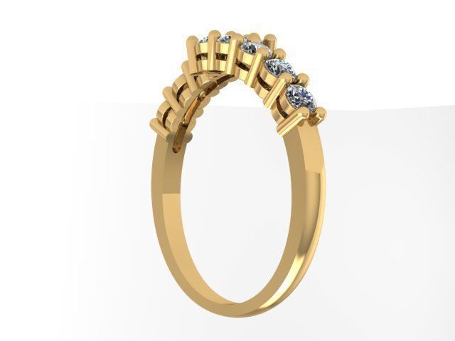 Ring Diamond  3D print model_3