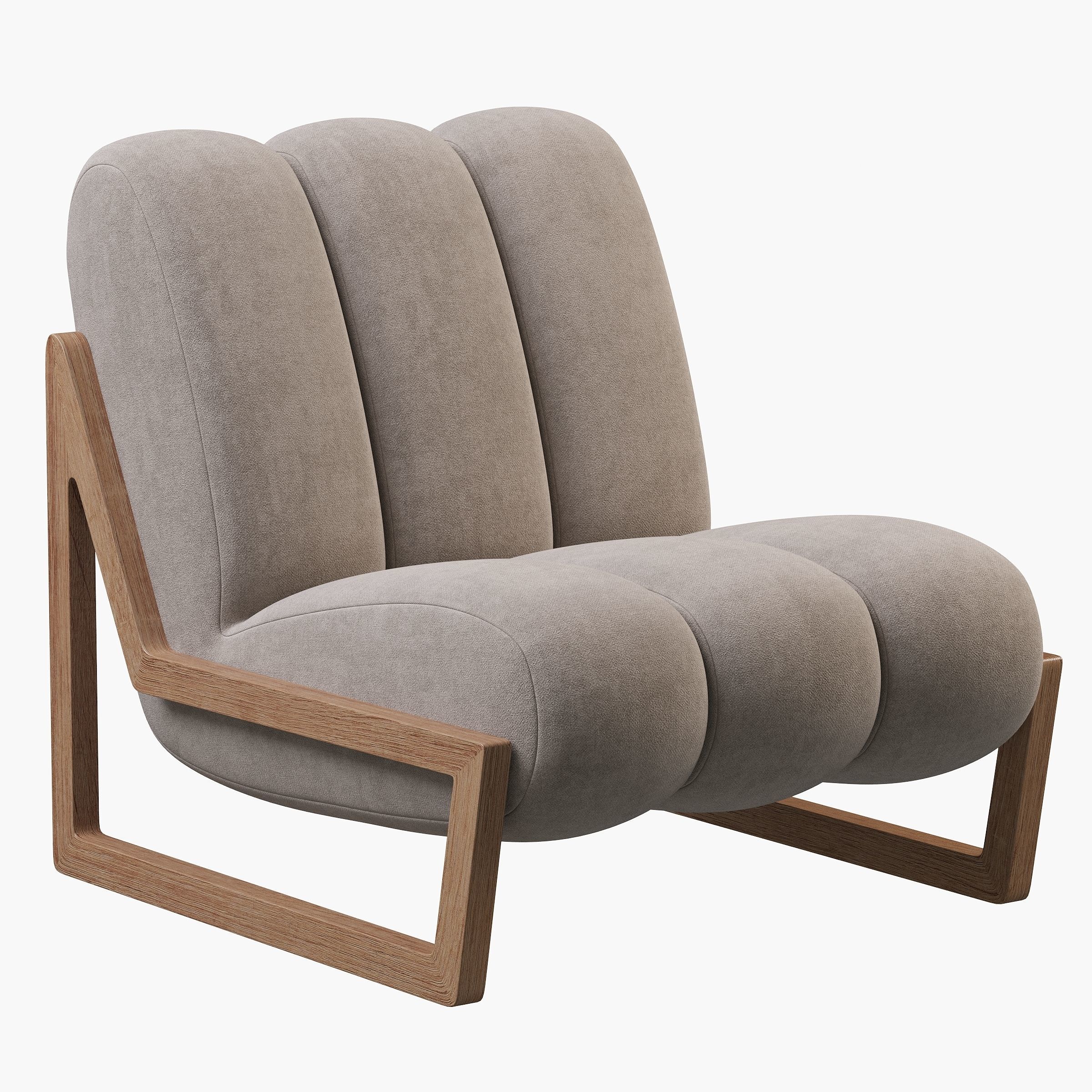 Theodore armchair 3D model_1