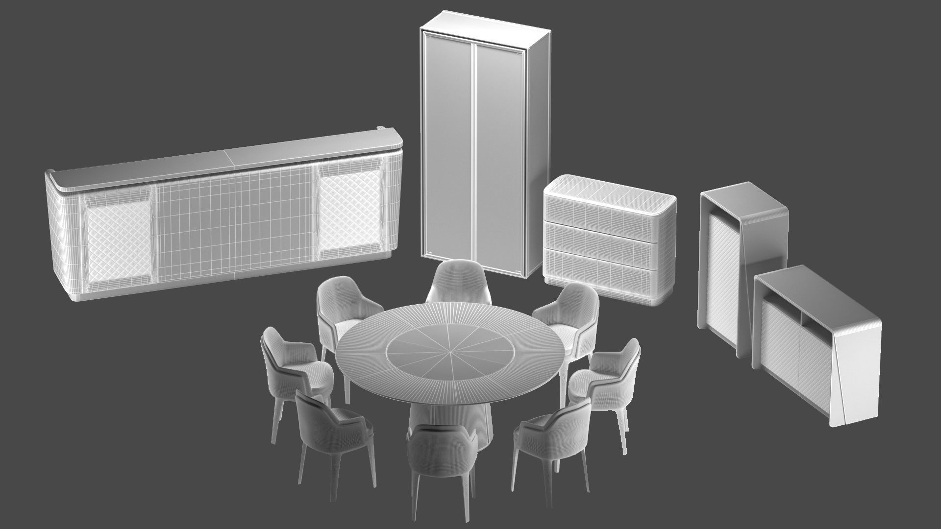 BENTLEY furniture collection 3D model_2