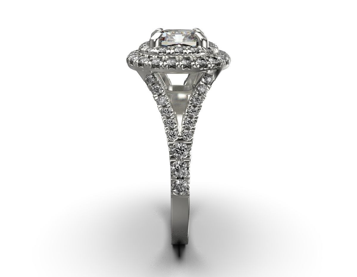 Tiffany engagement ring 3D print model_7