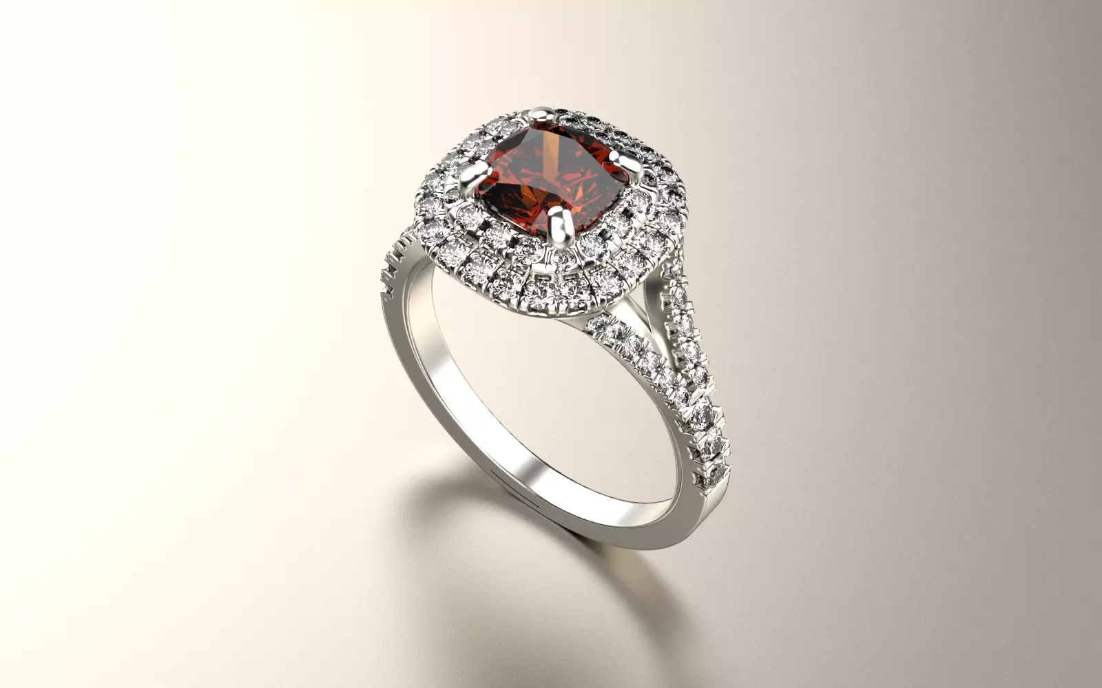 Tiffany engagement ring 3D print model_0