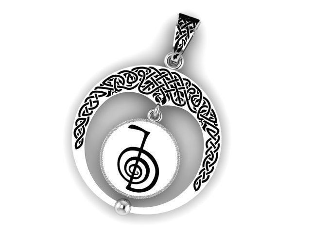 Pendant Tree 3D print model_1