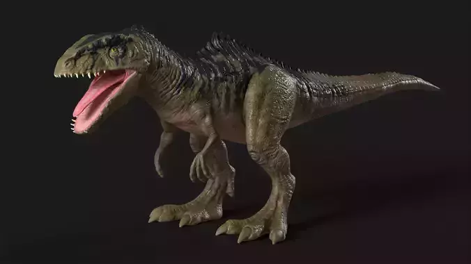 Dinosaur t - rex Low-poly 3D model