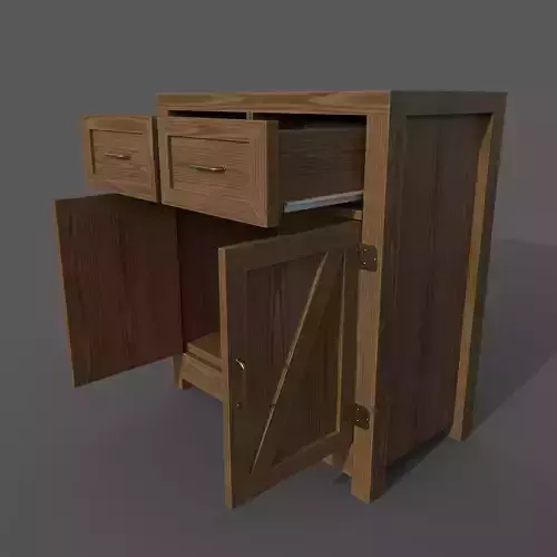 Chest of drawers - 1 3D model