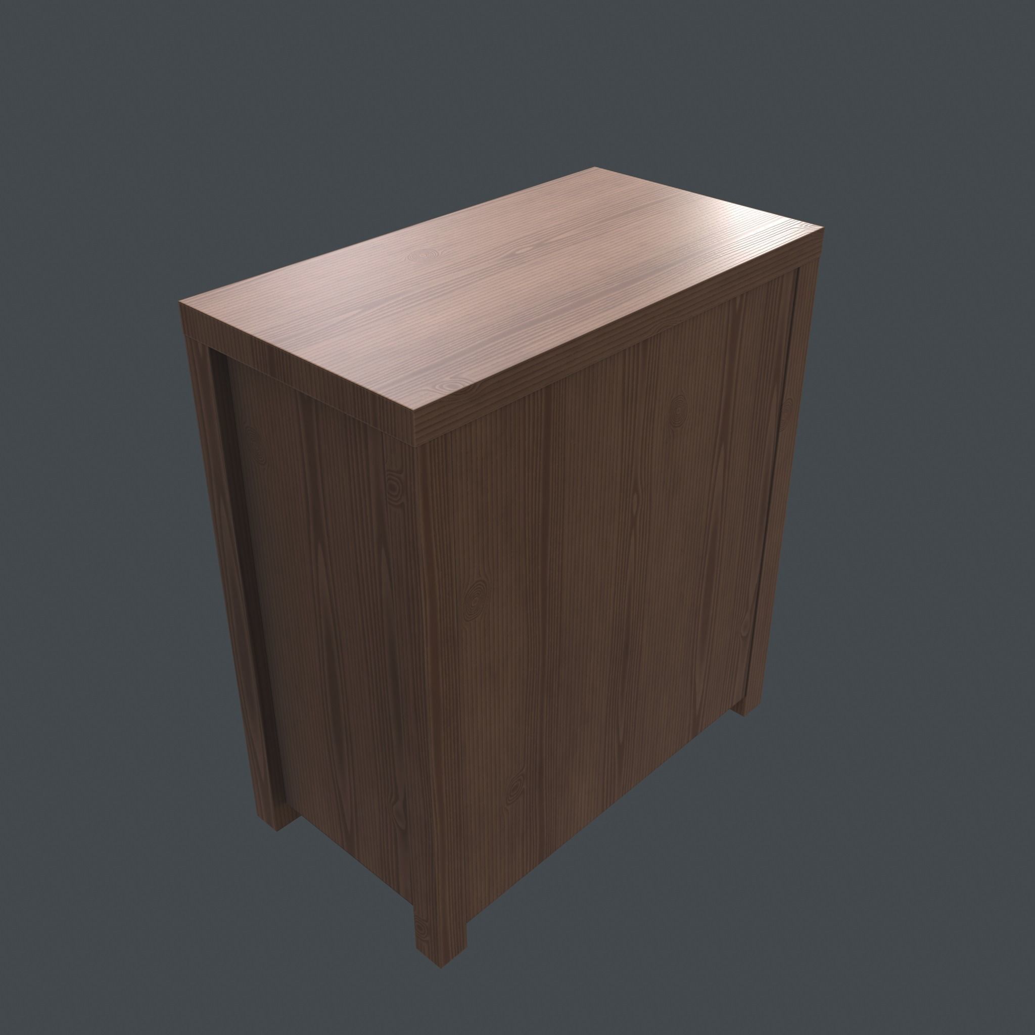 Chest of drawers - 1 3D model_9