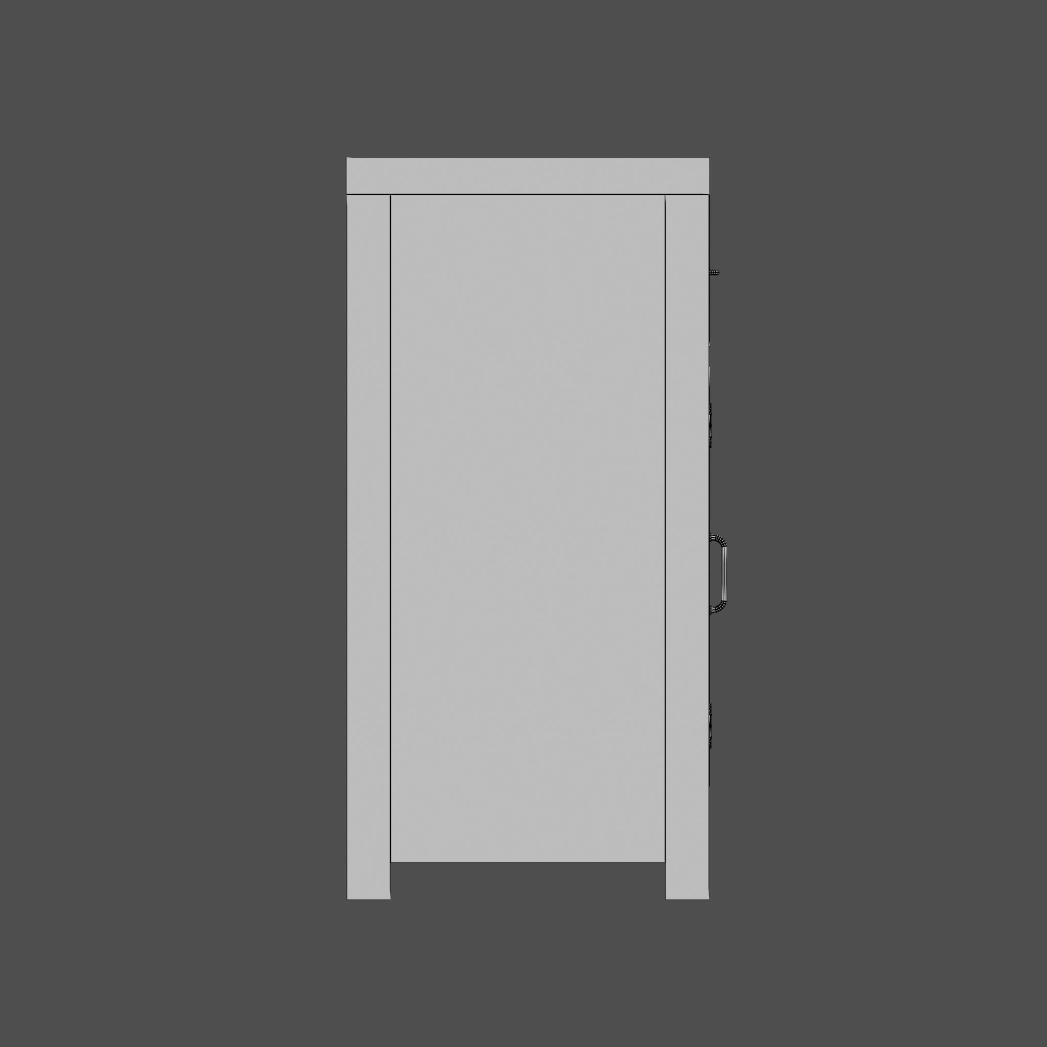 Chest of drawers - 1 3D model_22