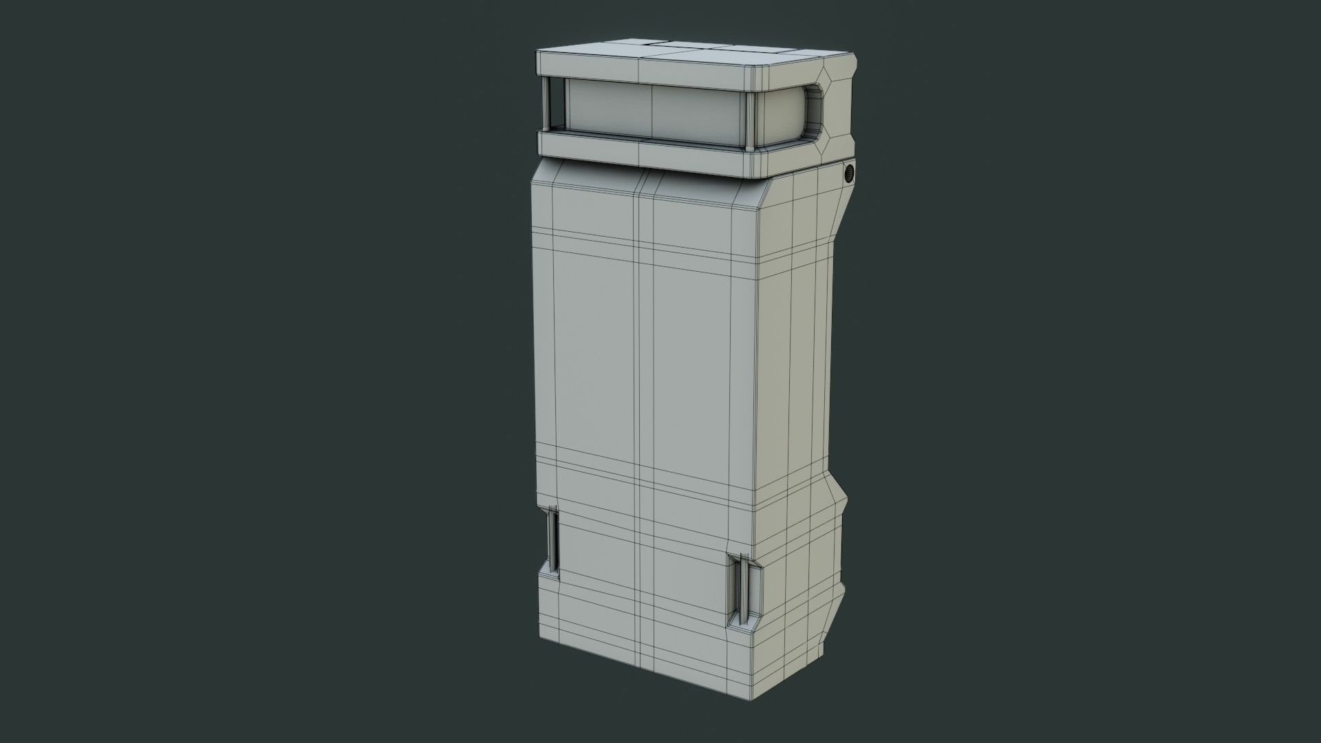 Sci-Fi Computer - Game Ready - PBR Low-poly 3D model_15